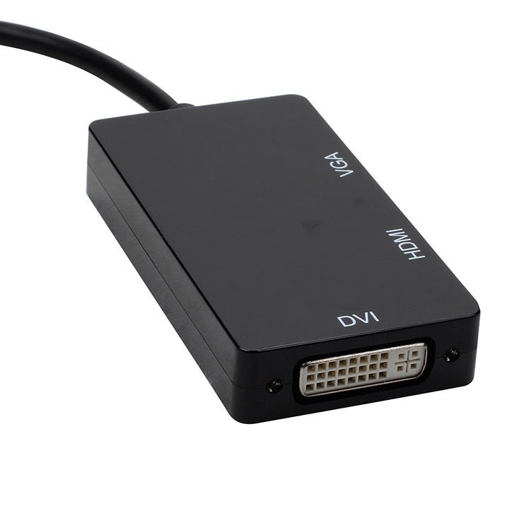 كابل محول Dp Minidp إلى Hdmi+Vga+Dvi ثلاثي في واحد Thunderbolt Hd لمحول فيديو الكمبيوتر - Image 4